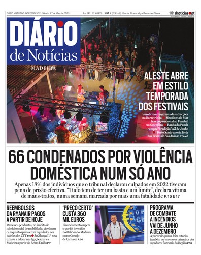 Edição do dia 27 Maio 2023 da pubicação Diário de Notícias