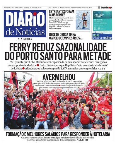 Edição do dia 28 Maio 2023 da pubicação Diário de Notícias
