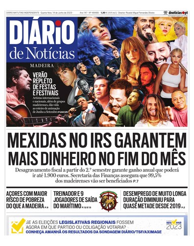 Edição do dia 14 Junho 2023 da pubicação Diário de Notícias