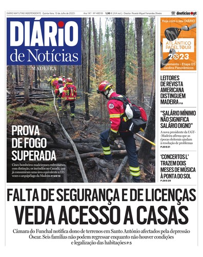 Edição do dia 13 Julho 2023 da pubicação Diário de Notícias