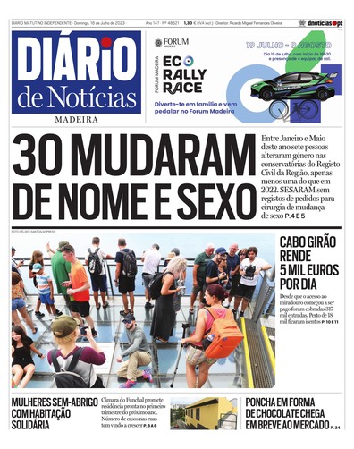 Edição do dia 16 Julho 2023 da pubicação Diário de Notícias