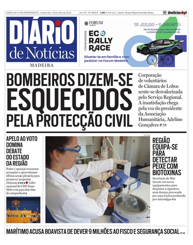 Edição do dia 19 Julho 2023 da pubicação Diário de Notícias