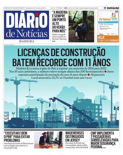 Edição do dia 20 Julho 2023 da pubicação Diário de Notícias