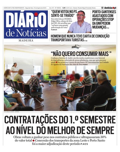 Edição do dia 14 Agosto 2023 da pubicação Diário de Notícias