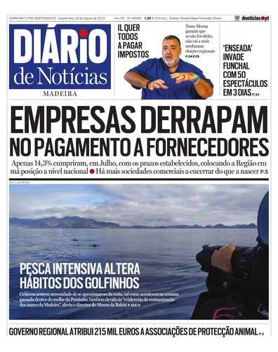 Edição do dia 30 Agosto 2023 da pubicação Diário de Notícias