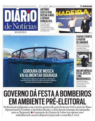 Edição do dia 5 Setembro 2023 da pubicação Diário de Notícias