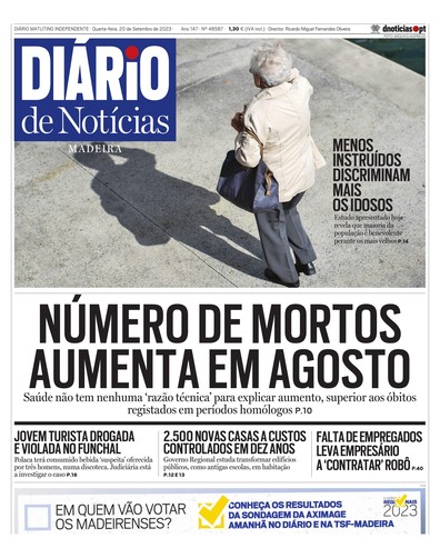 Edição do dia 20 Setembro 2023 da pubicação Diário de Notícias