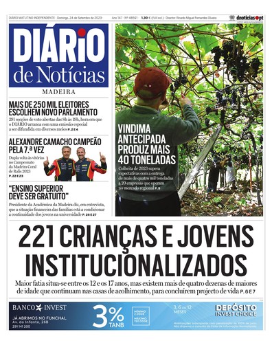 Edição do dia 24 Setembro 2023 da pubicação Diário de Notícias