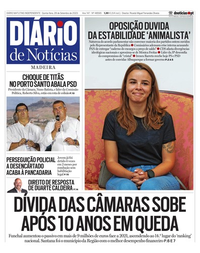 Edição do dia 28 Setembro 2023 da pubicação Diário de Notícias