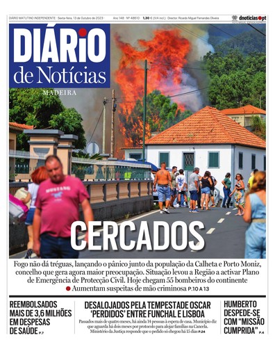 Edição do dia 13 Outubro 2023 da pubicação Diário de Notícias