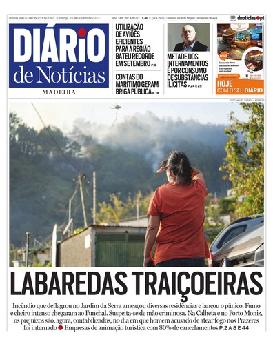 Edição do dia 15 Outubro 2023 da pubicação Diário de Notícias