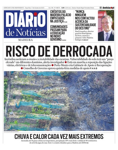 Edição do dia 17 Outubro 2023 da pubicação Diário de Notícias