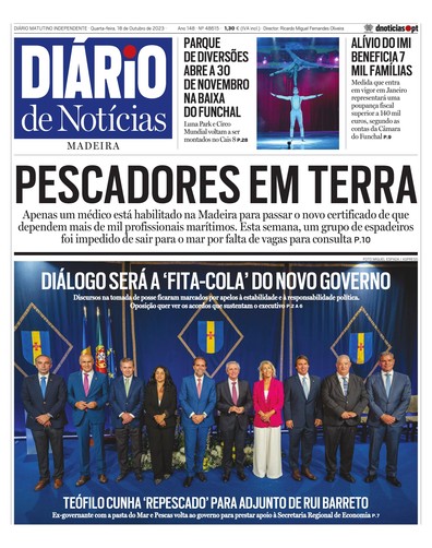 Edição do dia 18 Outubro 2023 da pubicação Diário de Notícias