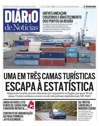 Edição do dia 28 Outubro 2023 da pubicação Diário de Notícias