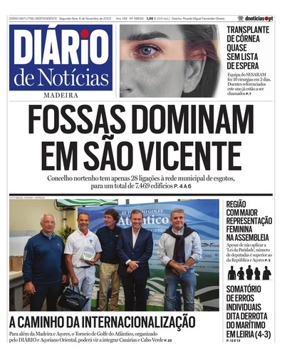 Edição do dia 6 Novembro 2023 da pubicação Diário de Notícias
