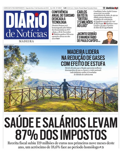 Edição do dia 13 Novembro 2023 da pubicação Diário de Notícias