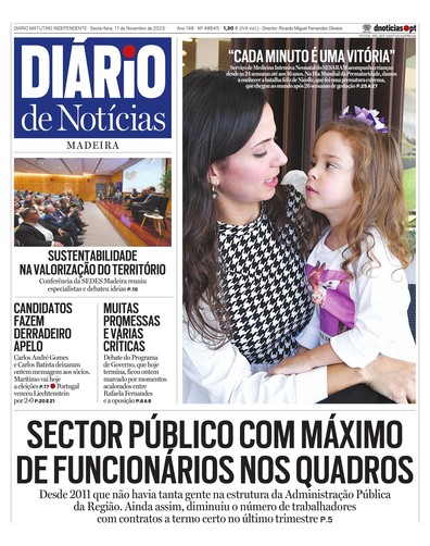 Edição do dia 17 Novembro 2023 da pubicação Diário de Notícias