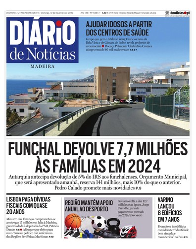 Edição do dia 19 Novembro 2023 da pubicação Diário de Notícias