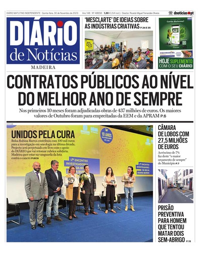 Edição do dia 30 Novembro 2023 da pubicação Diário de Notícias