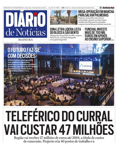 Edição do dia 13 Dezembro 2023 da pubicação Diário de Notícias