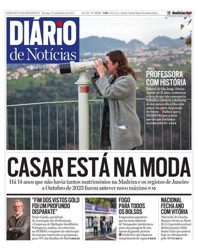 Edição do dia 31 Dezembro 2023 da pubicação Diário de Notícias
