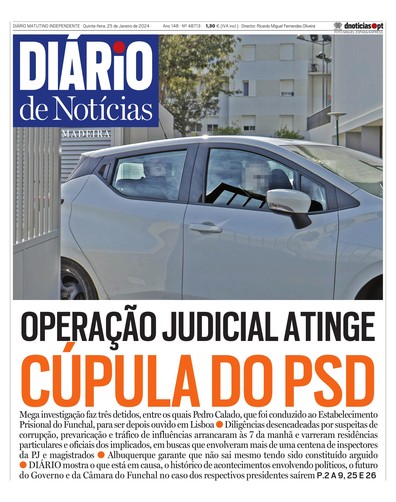 Edição do dia 25 Janeiro 2024 da pubicação Diário de Notícias
