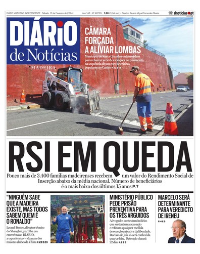 Edição do dia 10 Fevereiro 2024 da pubicação Diário de Notícias