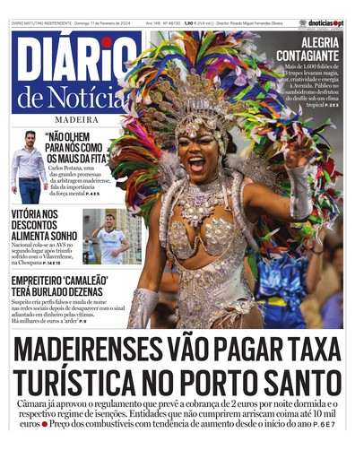 Edição do dia 11 Fevereiro 2024 da pubicação Diário de Notícias