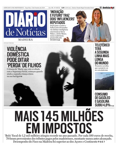 Edição do dia 13 Fevereiro 2024 da pubicação Diário de Notícias