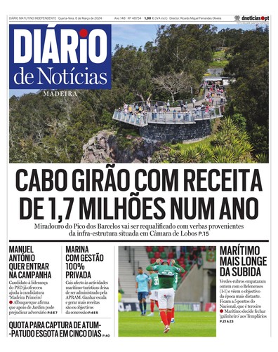 Edição do dia 6 Março 2024 da pubicação Diário de Notícias