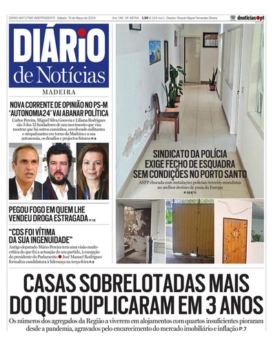 Edição do dia 16 Março 2024 da pubicação Diário de Notícias