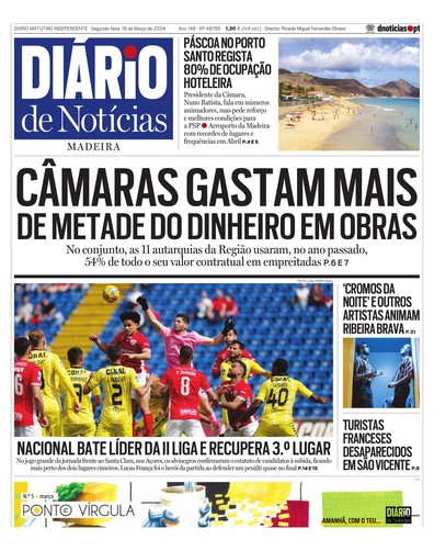 Edição do dia 18 Março 2024 da pubicação Diário de Notícias
