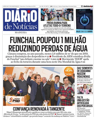 Edição do dia 22 Março 2024 da pubicação Diário de Notícias