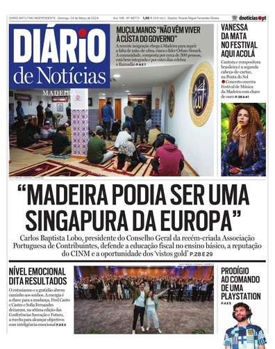 Edição do dia 24 Março 2024 da pubicação Diário de Notícias