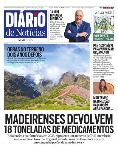Edição do dia 26 Março 2024 da pubicação Diário de Notícias