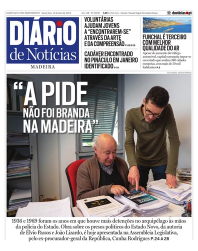 Edição do dia 12 Abril 2024 da pubicação Diário de Notícias