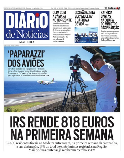Edição do dia 14 Abril 2024 da pubicação Diário de Notícias