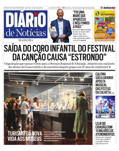 Edição do dia 19 Abril 2024 da pubicação Diário de Notícias