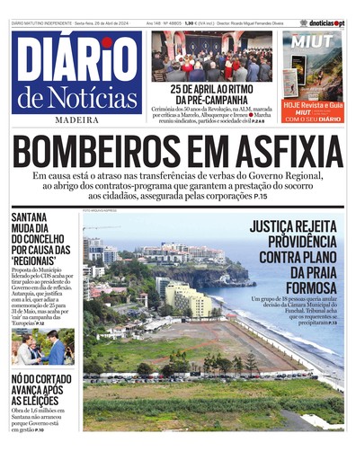 Edição do dia 26 Abril 2024 da pubicação Diário de Notícias