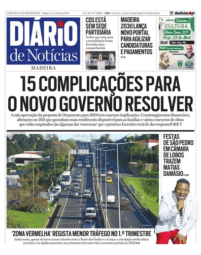 Edição do dia 27 Abril 2024 da pubicação Diário de Notícias