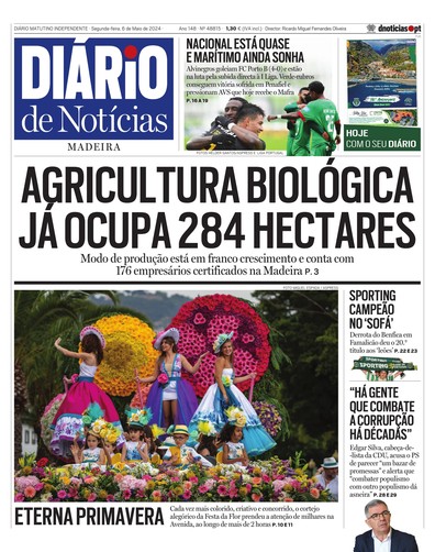 Edição do dia 6 Maio 2024 da pubicação Diário de Notícias