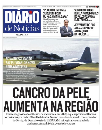 Edição do dia 7 Maio 2024 da pubicação Diário de Notícias