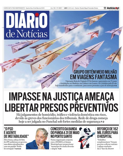Edição do dia 8 Maio 2024 da pubicação Diário de Notícias