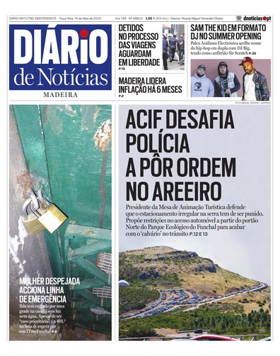 Edição do dia 14 Maio 2024 da pubicação Diário de Notícias