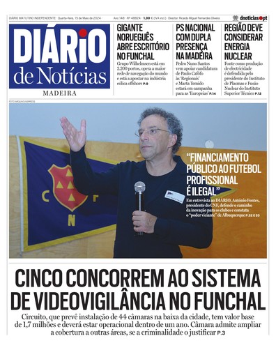 Edição do dia 15 Maio 2024 da pubicação Diário de Notícias