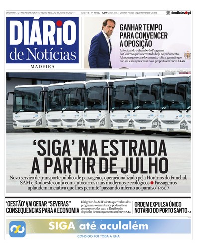 Edição do dia 20 Junho 2024 da pubicação Diário de Notícias
