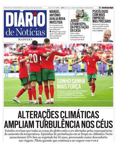 Edição do dia 23 Junho 2024 da pubicação Diário de Notícias