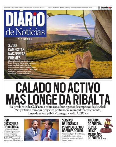 Edição do dia 24 Junho 2024 da pubicação Diário de Notícias