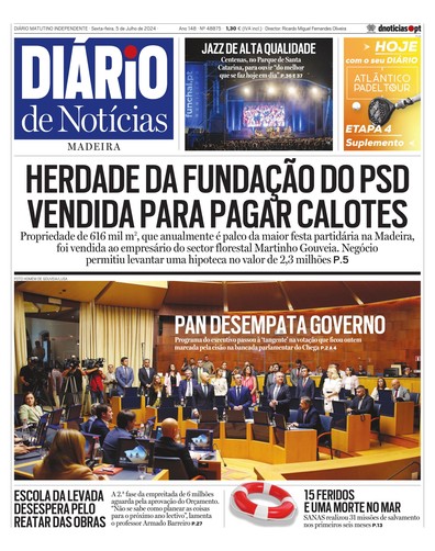 Edição do dia 5 Julho 2024 da pubicação Diário de Notícias