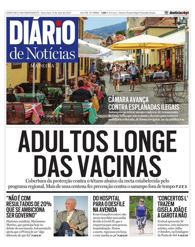 Edição do dia 12 Julho 2024 da pubicação Diário de Notícias